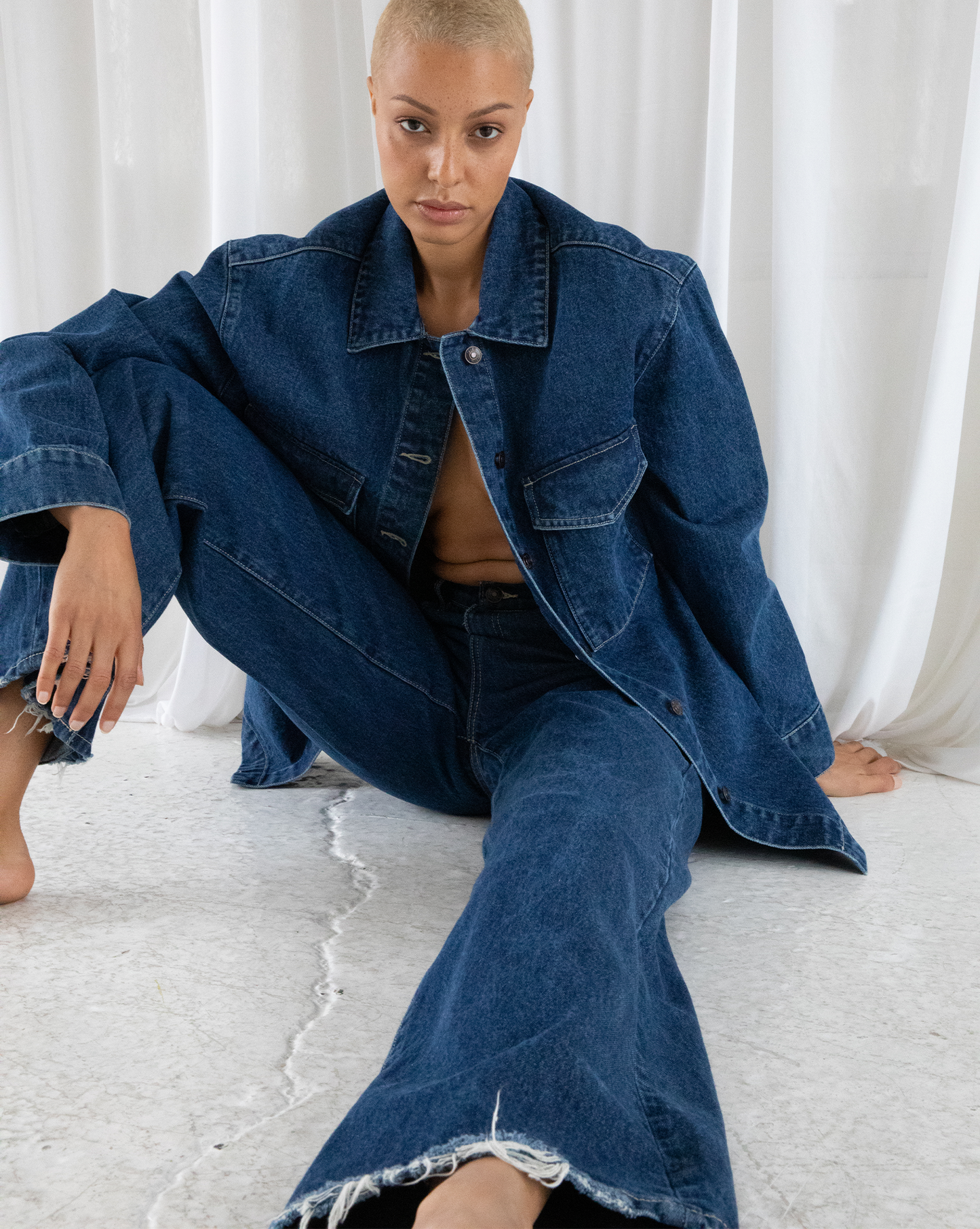 Harley High Rise Jeans Vintage Blue