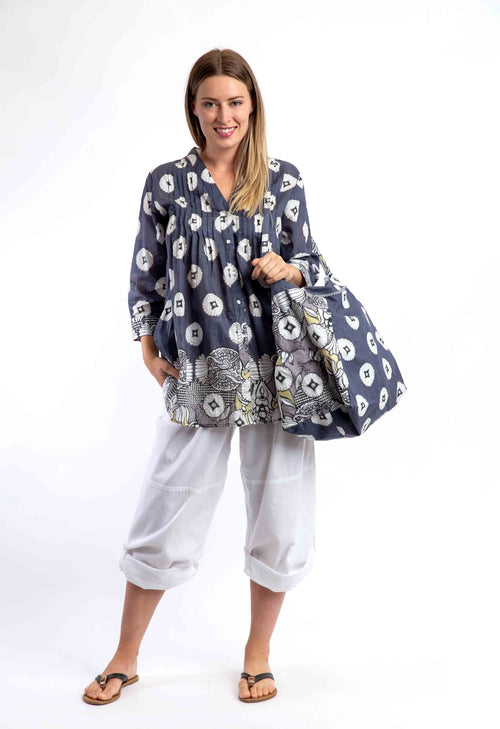 Mozaic tote bag in Storm Grey