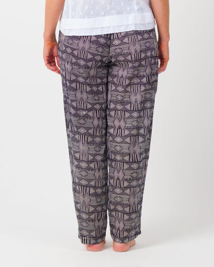 Chilli Pants in Black and White Diamonds