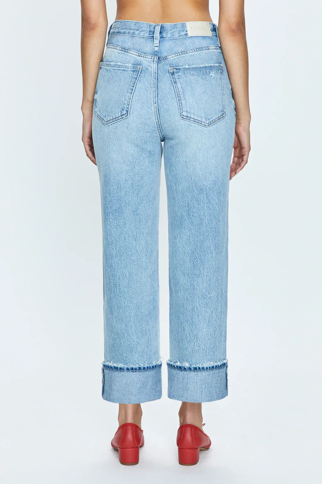 PISTOLA Cassie Super High Rise Straight Jean