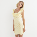 Rhythm Dahlia Off Shoulder Mini Dress