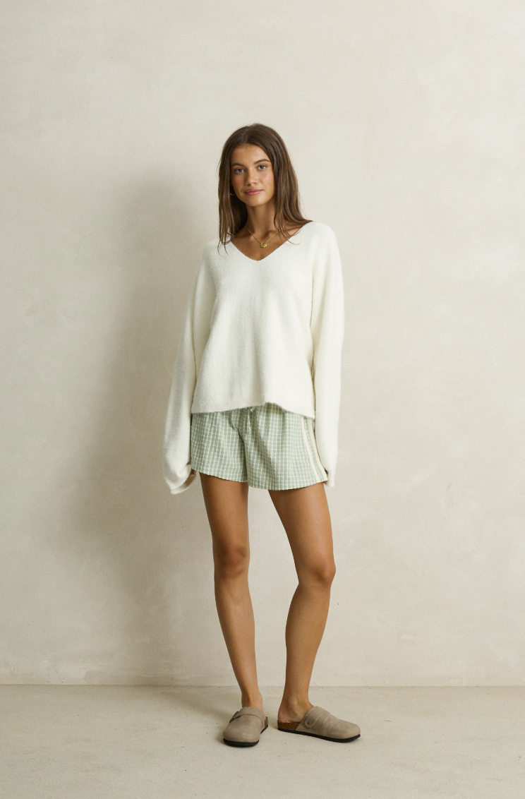 Rhythm Adele Oversized Long Sleeve Knit Top