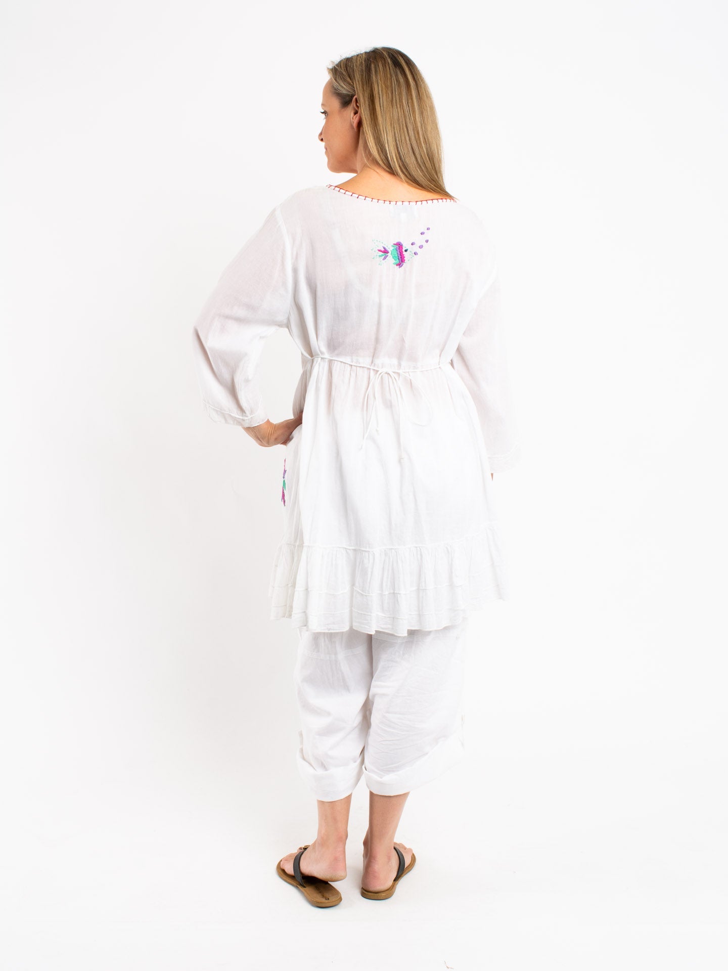 Hand Embroidered Soft Cotton Top