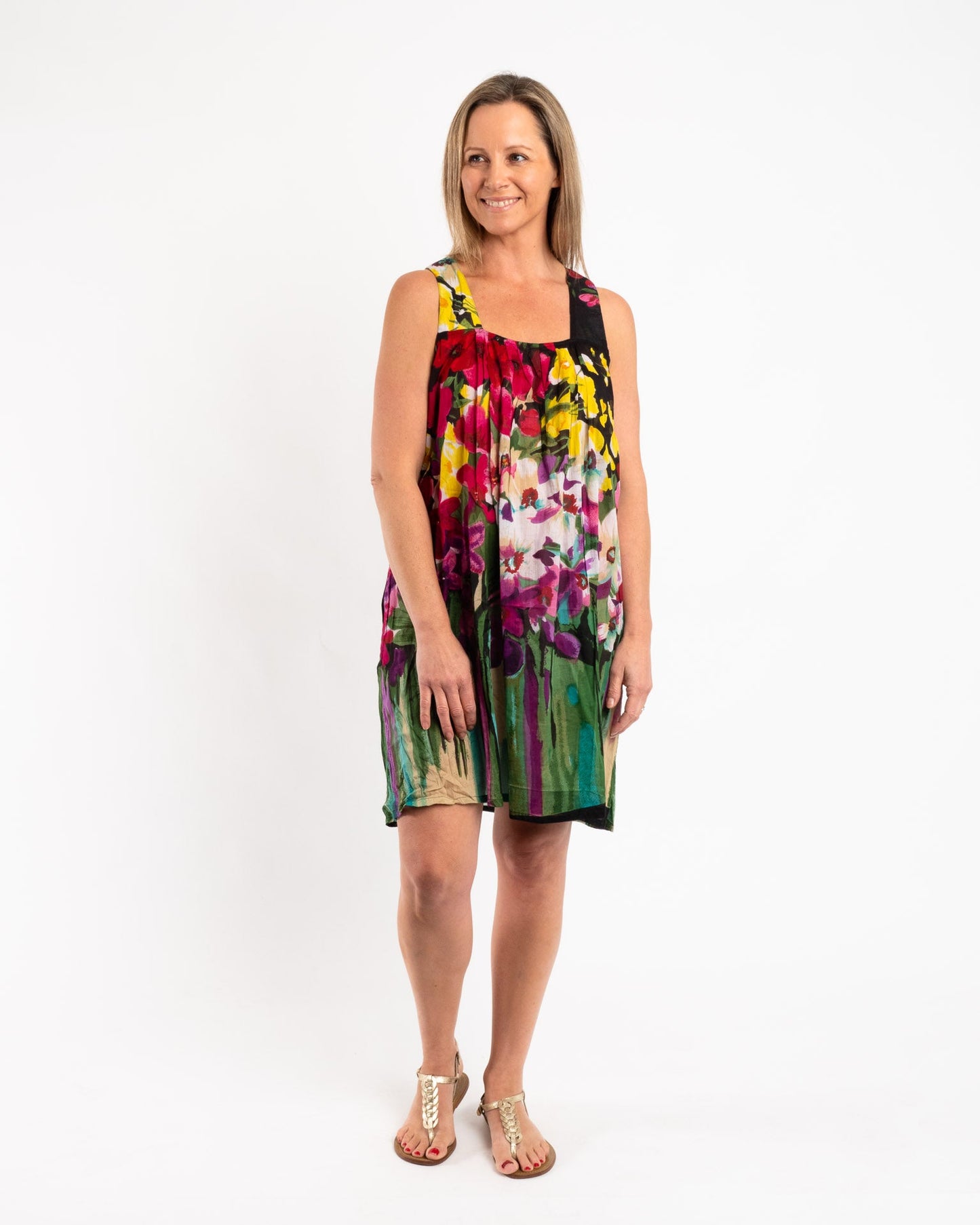 Summer Garden Above the Knee Dress
