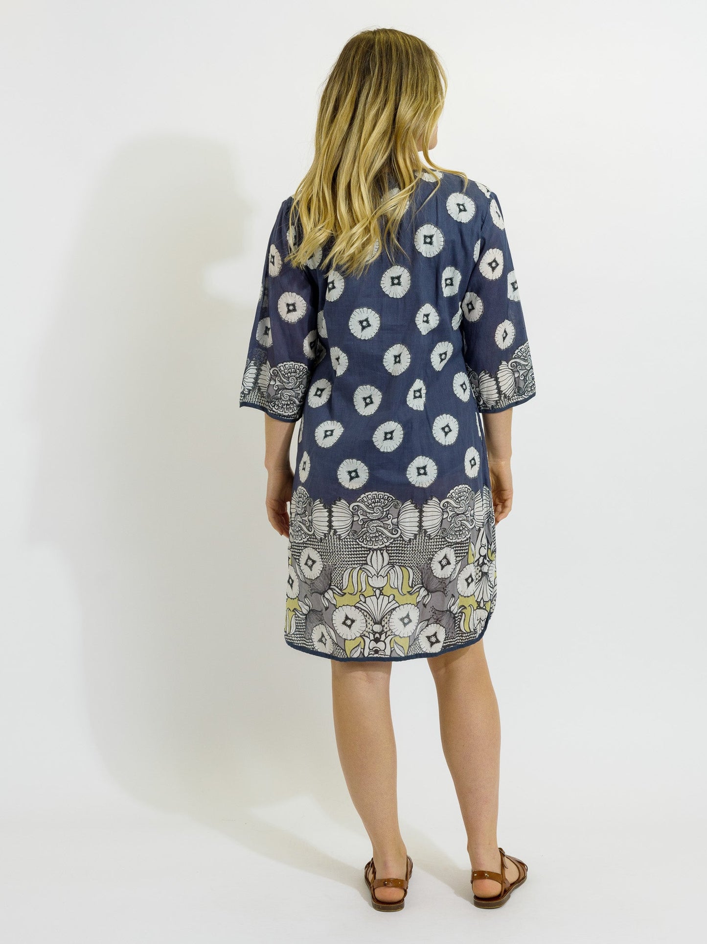 Bangalow Boho Dress in Storm Grey