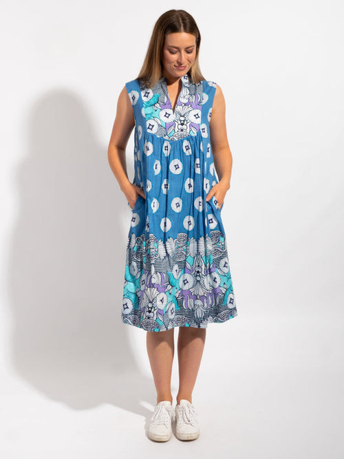 Kuranda Dress in Blue Lotus