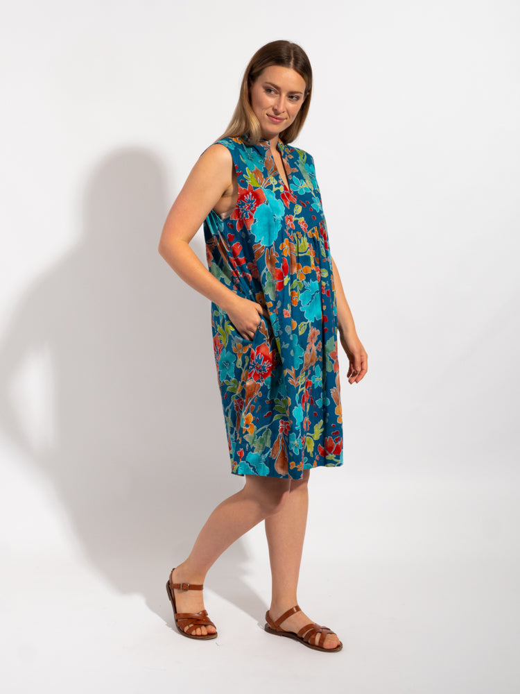 Kuranda Dress in Blue Floral