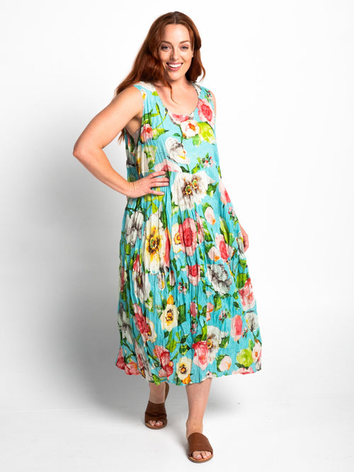 Glasshouse Free Size dress in Turquoise Pretty
