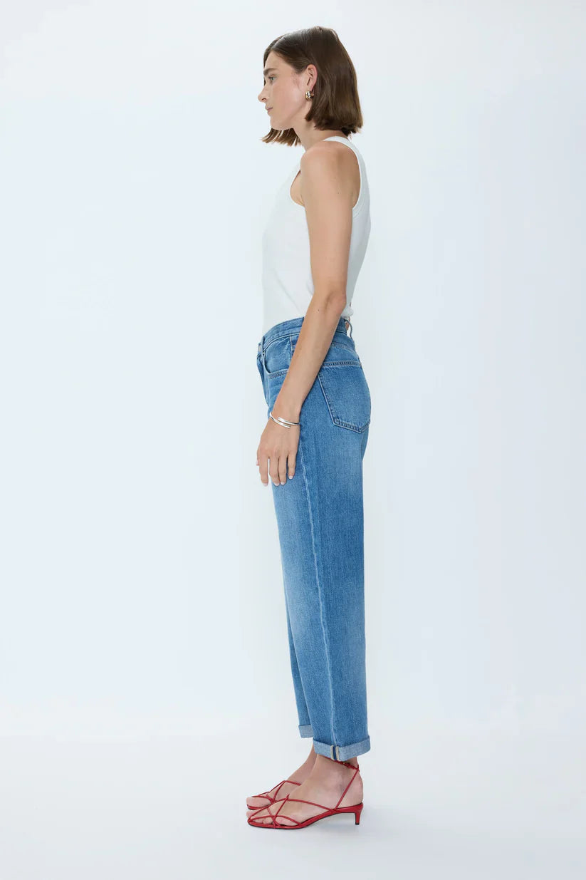 PISTOLA Donny Rolled Hem Boyfriend Jeans