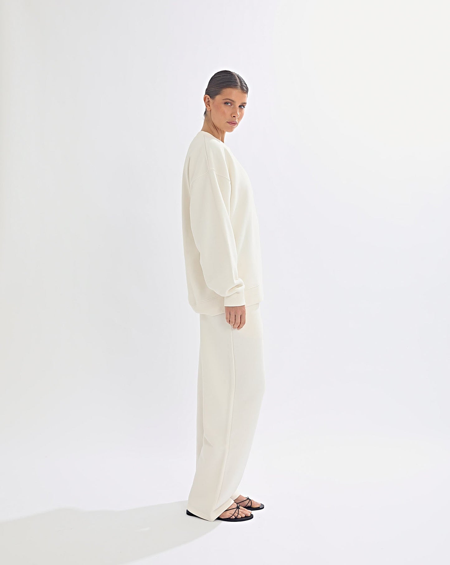 Alfie Crew Neck Cream