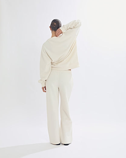 Alfie Crew Neck Cream