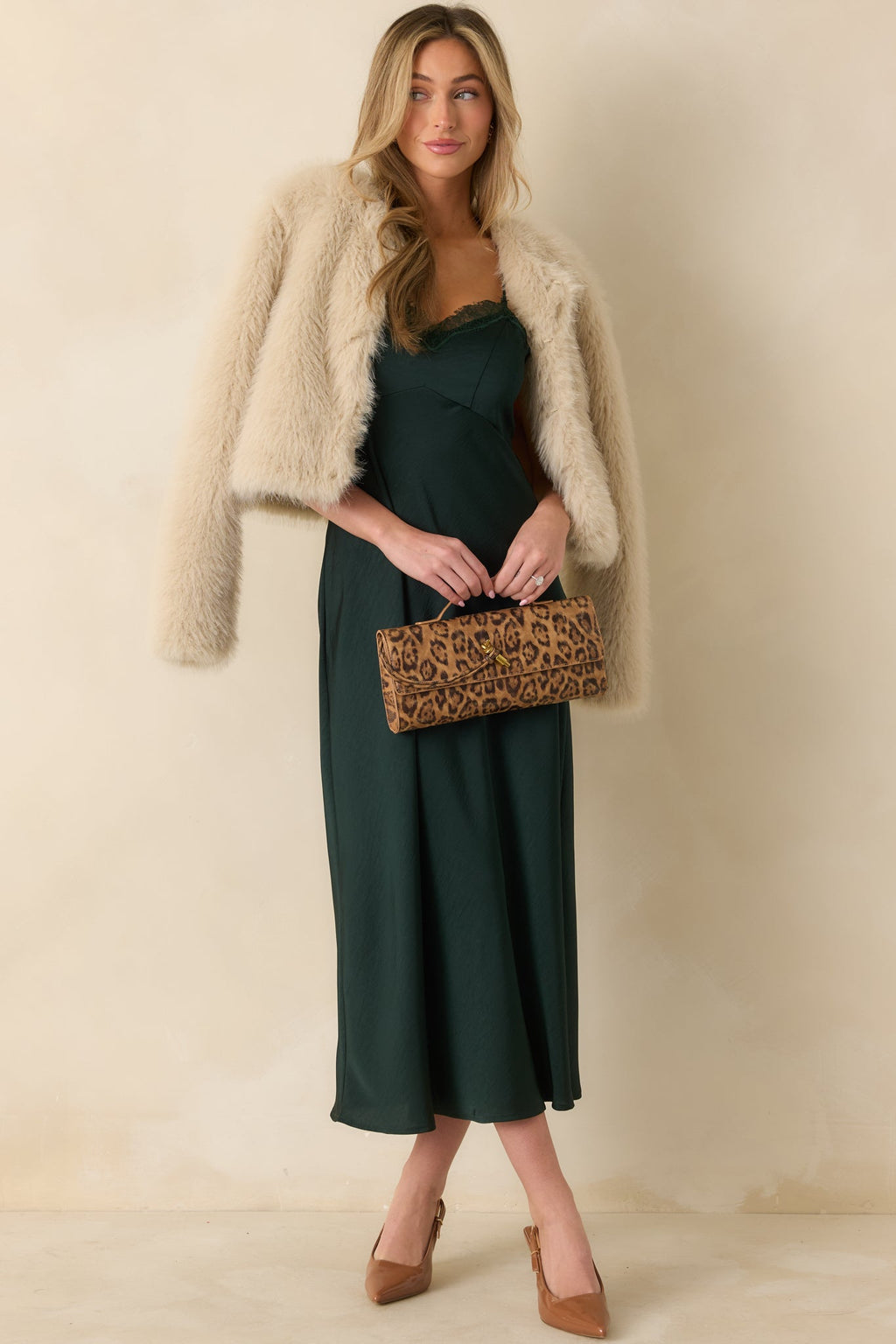 Z Supply After Hours Garland Green Midi Dress