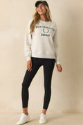 MINKPINK Cotton Energy Grey Marle Sweater