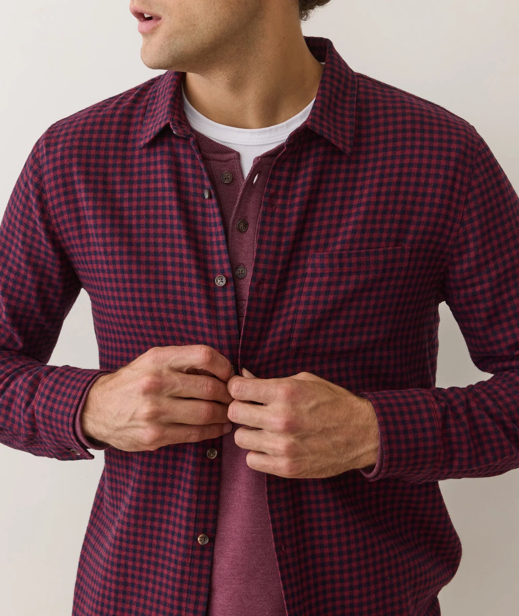 Marine Layer Tahoe Flannel Shirt