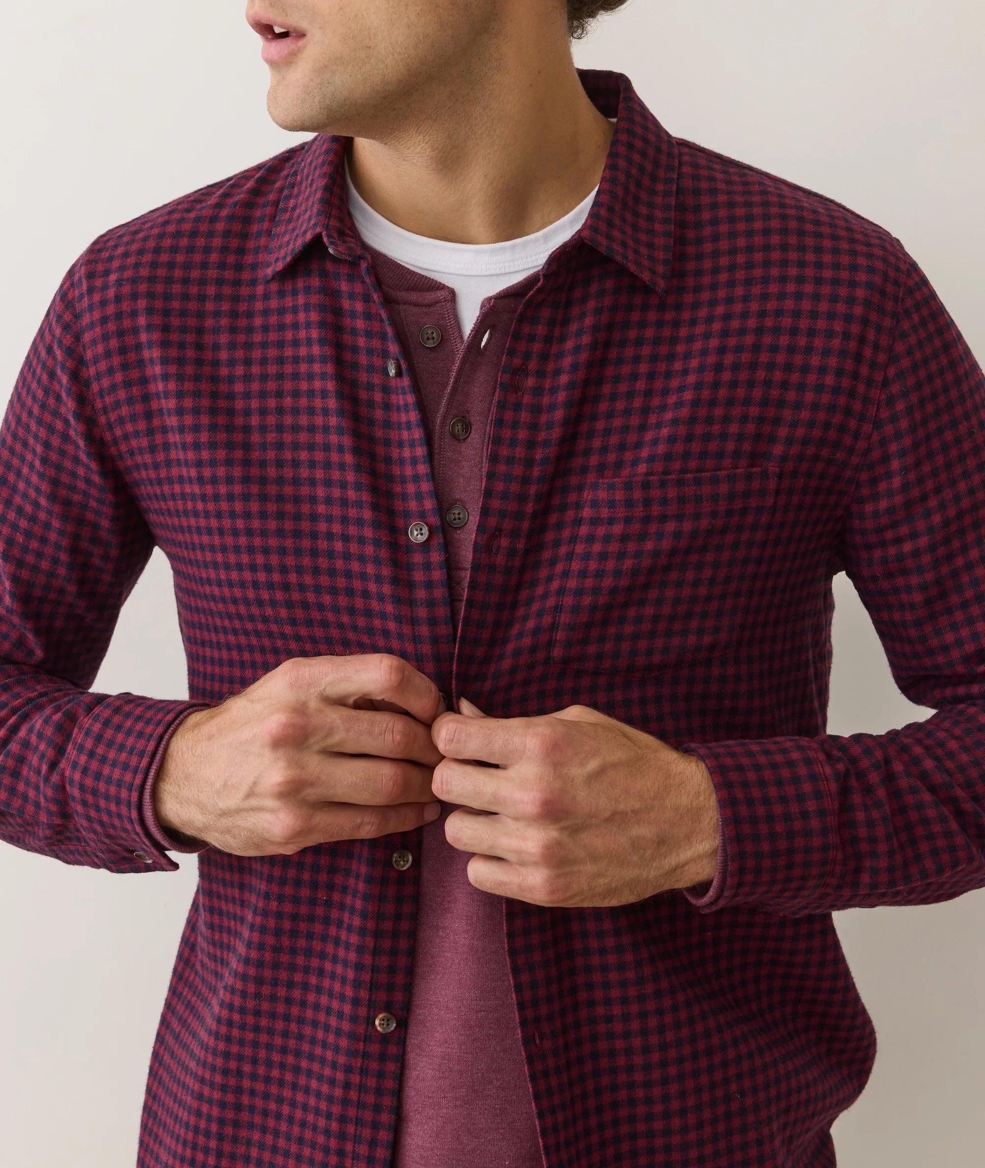 Marine Layer Tahoe Flannel Shirt