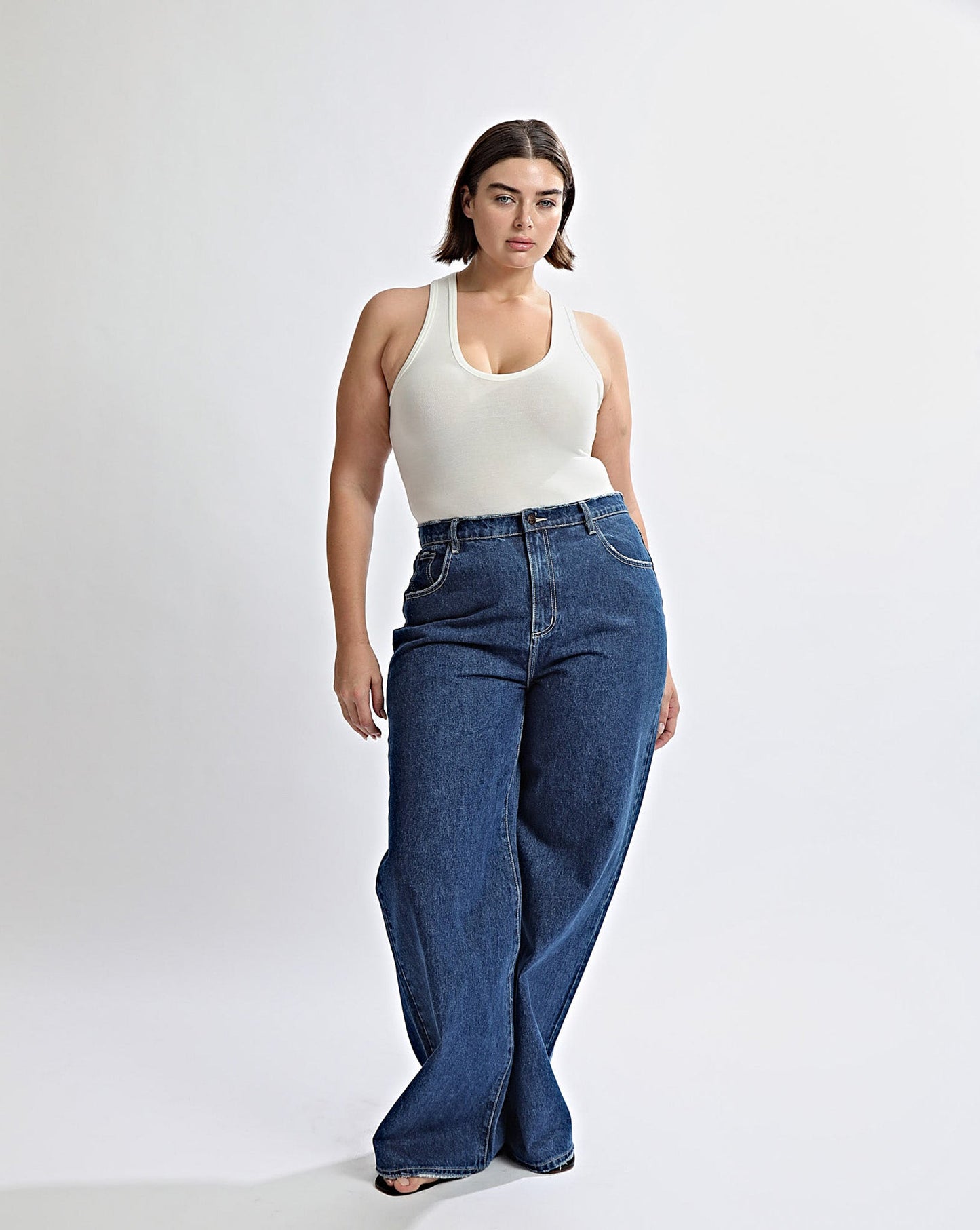 Harley High Rise Jeans Vintage Blue