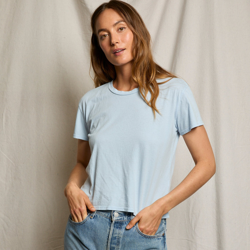 Perfect White Tee Harley Boxy Crew Tee
