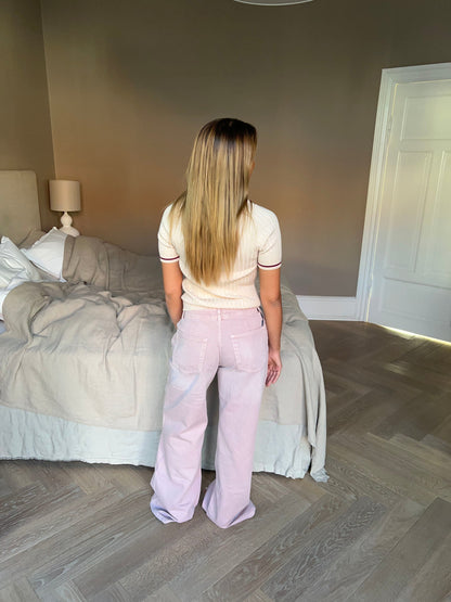 Audrey jeans - Dusty pink