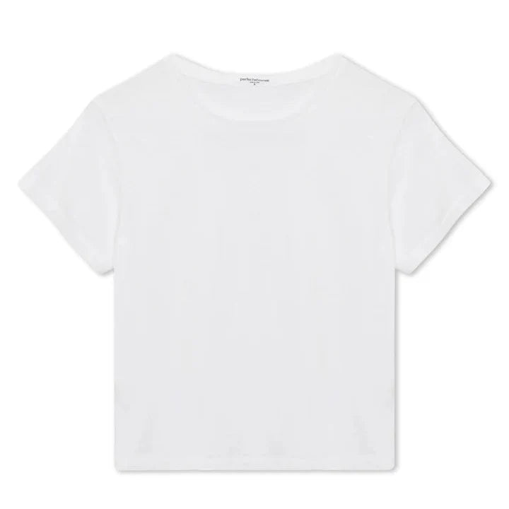 Perfect White Tee Lisa Slim Crew Tee