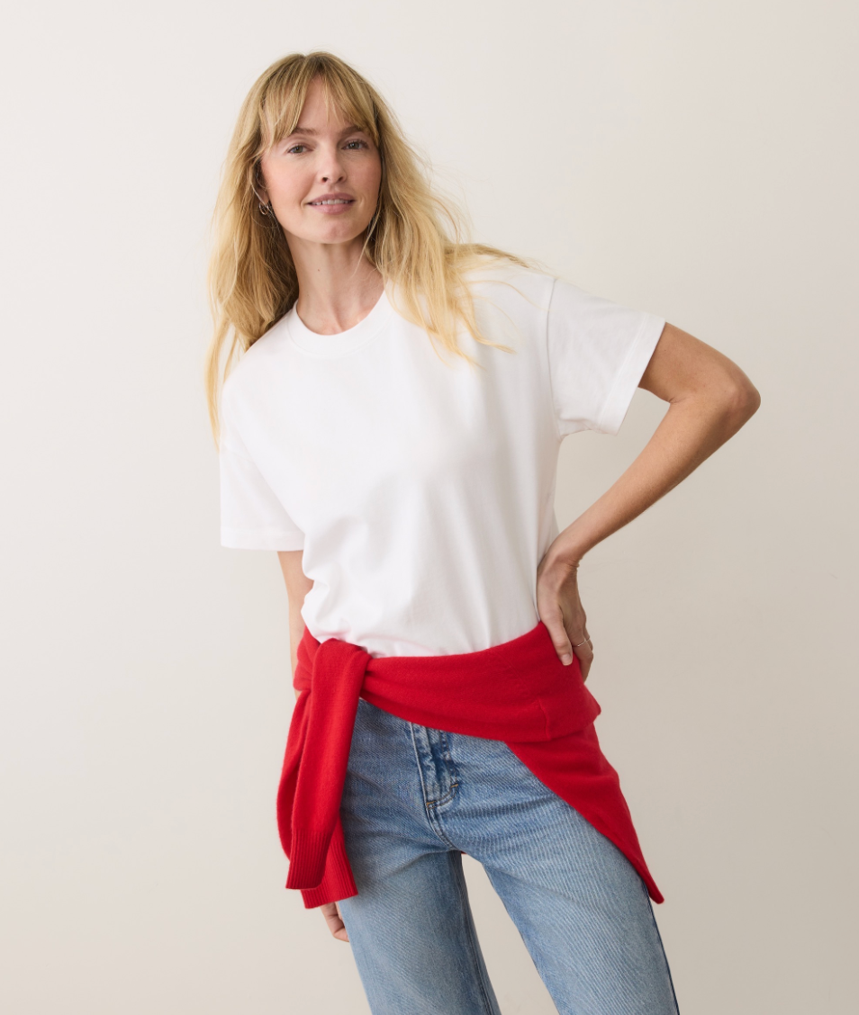Marine Layer Luxe Sueded Tee