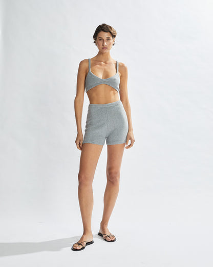 Drew Knit Bralette Grey