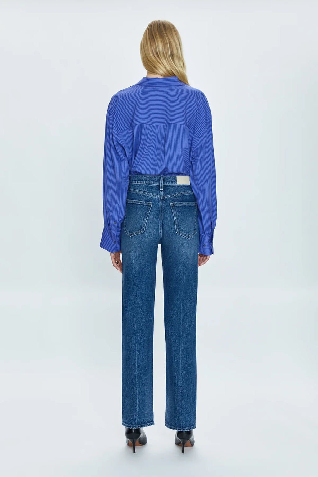 PISTOLA Cassie Super High Rise Straight Jean