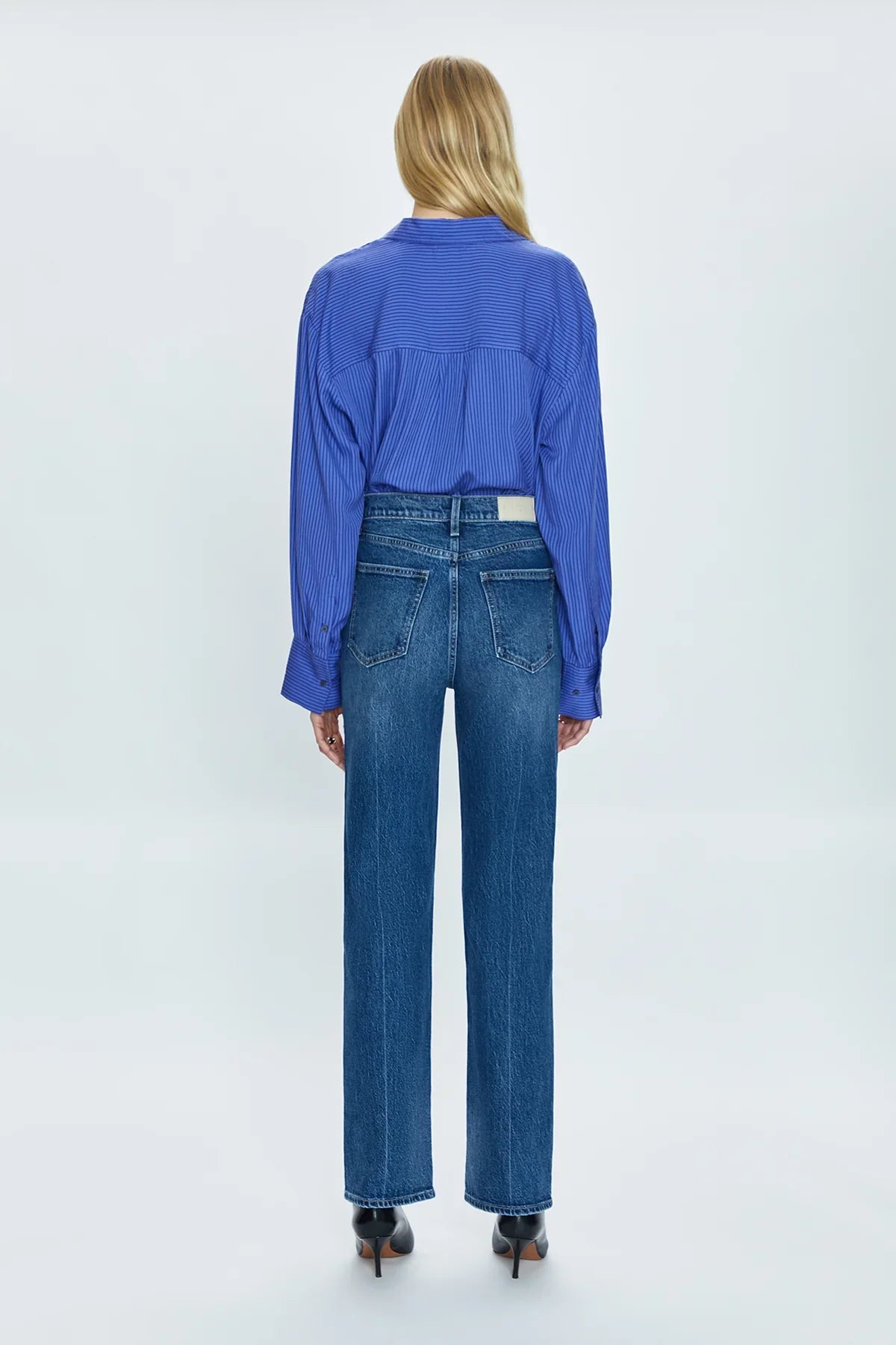 PISTOLA Cassie Super High Rise Straight Jean