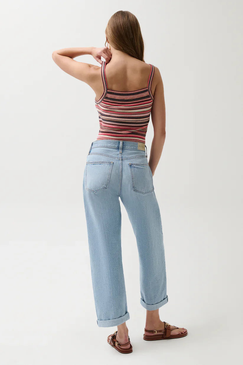 PISTOLA Donny Rolled Hem Boyfriend Jeans