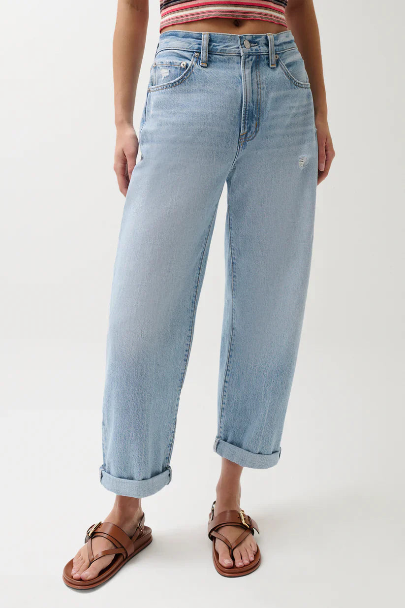 PISTOLA Donny Rolled Hem Boyfriend Jeans
