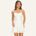 Sweetheart Floral Mini Dress