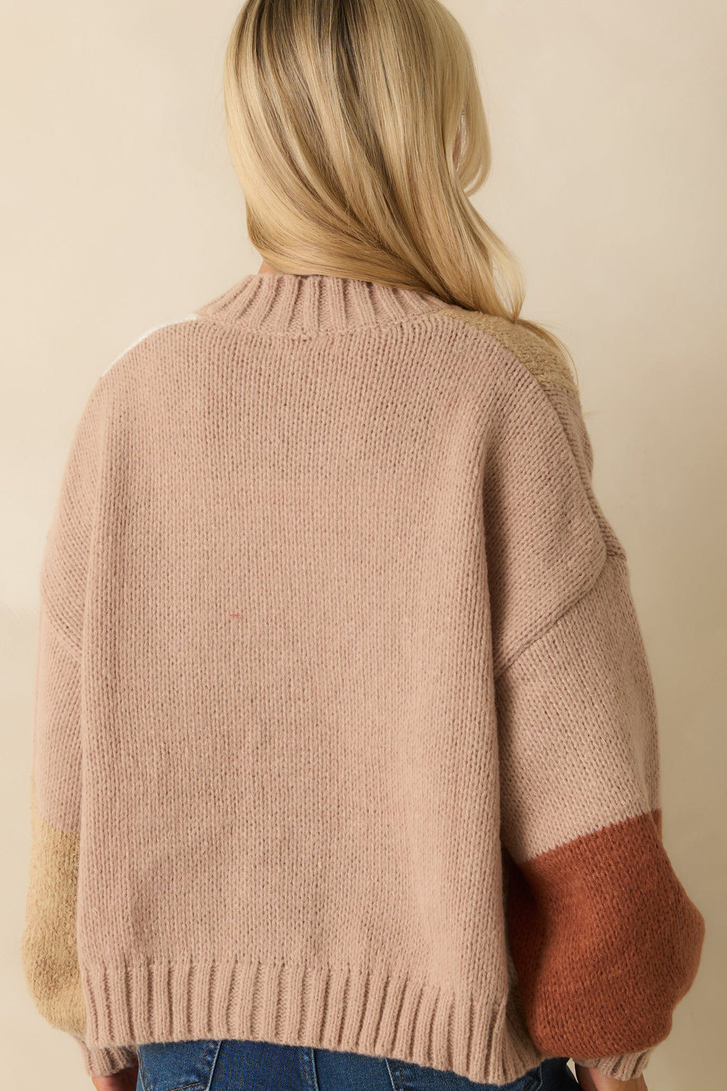 Down To Earth Taupe Knit Button Up Cardigan Sweater
