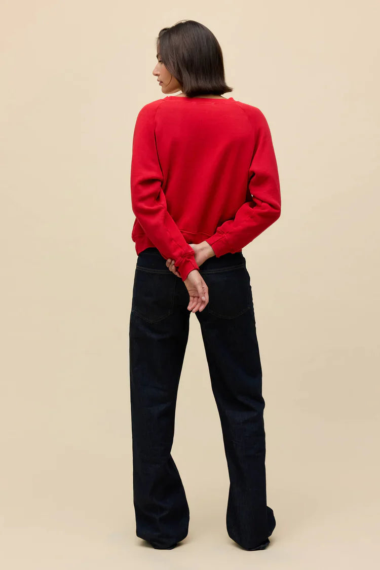 Blondie Self-Titled Shrunken Raglan Sweatshirt