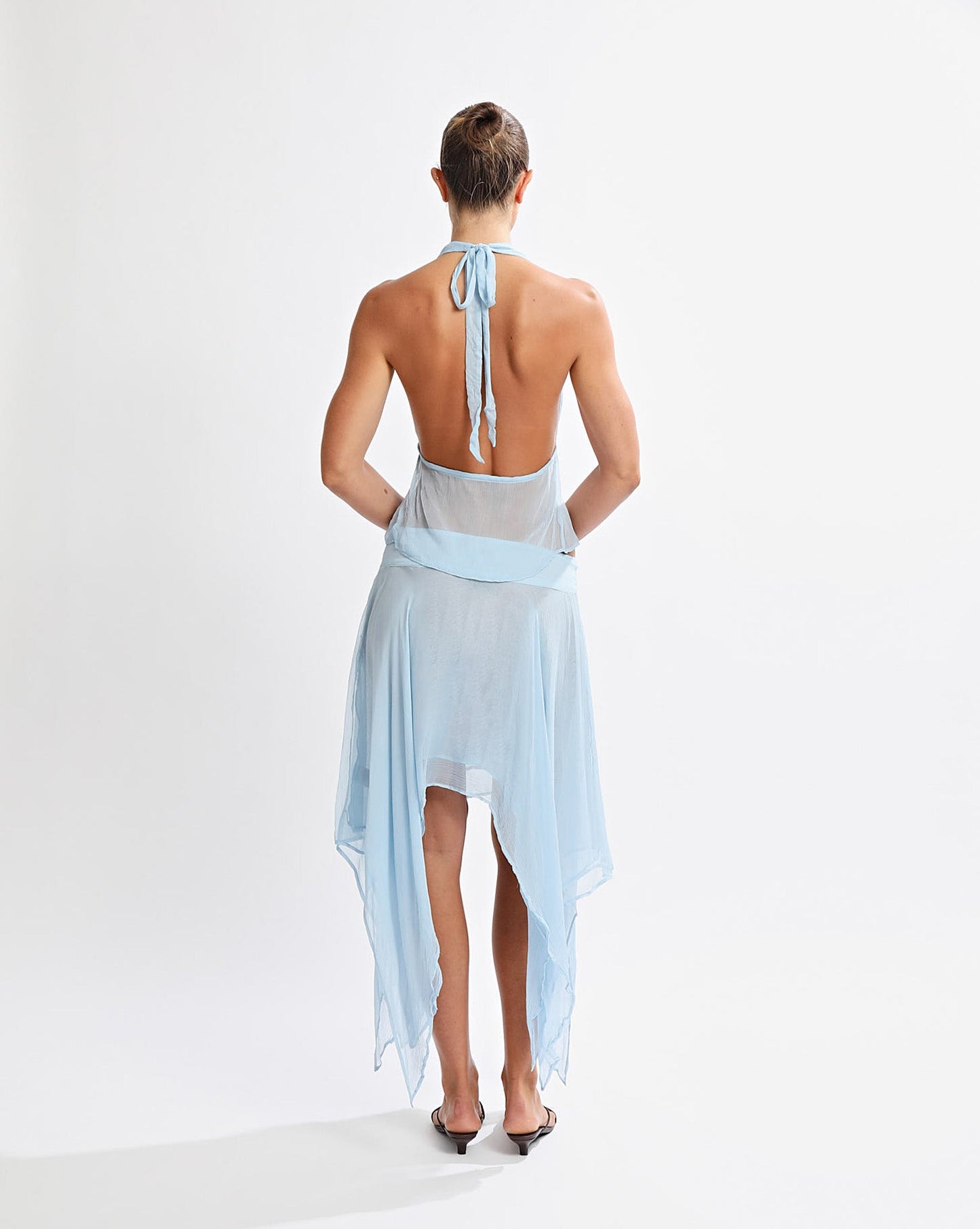 Suri Halter Top Light Blue