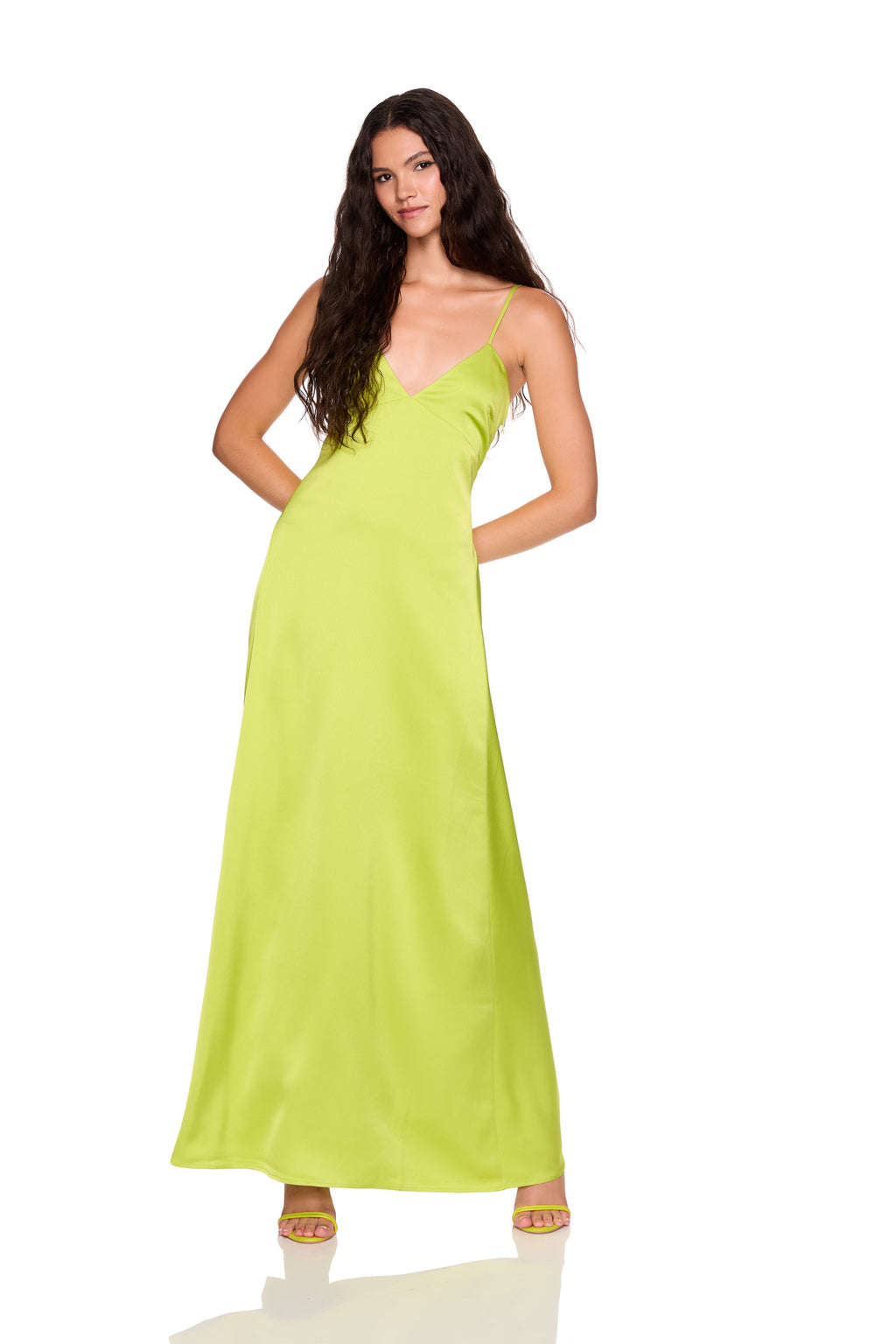 Susana Monaco Satin Slip Dress