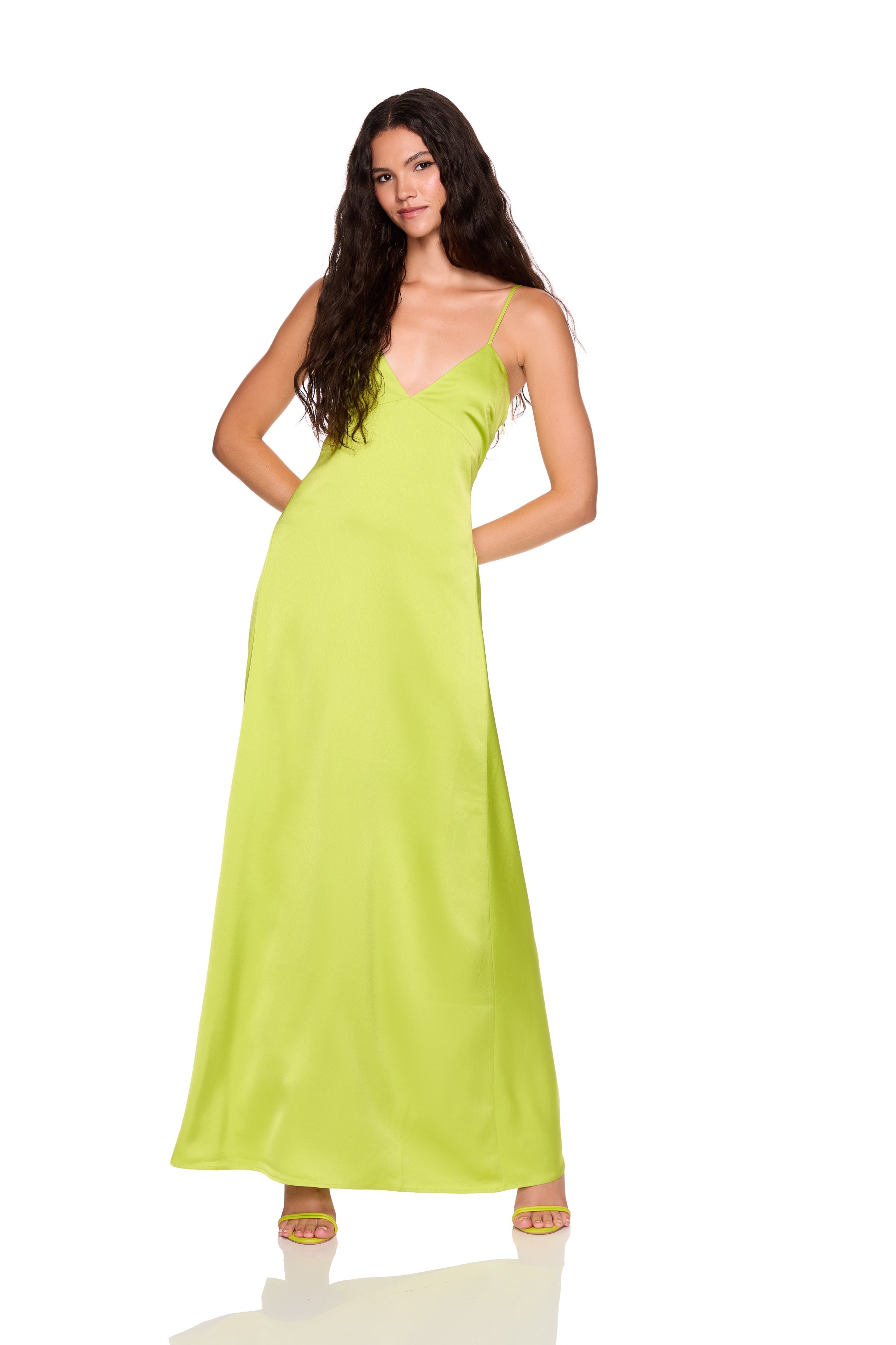Susana Monaco Satin Slip Dress