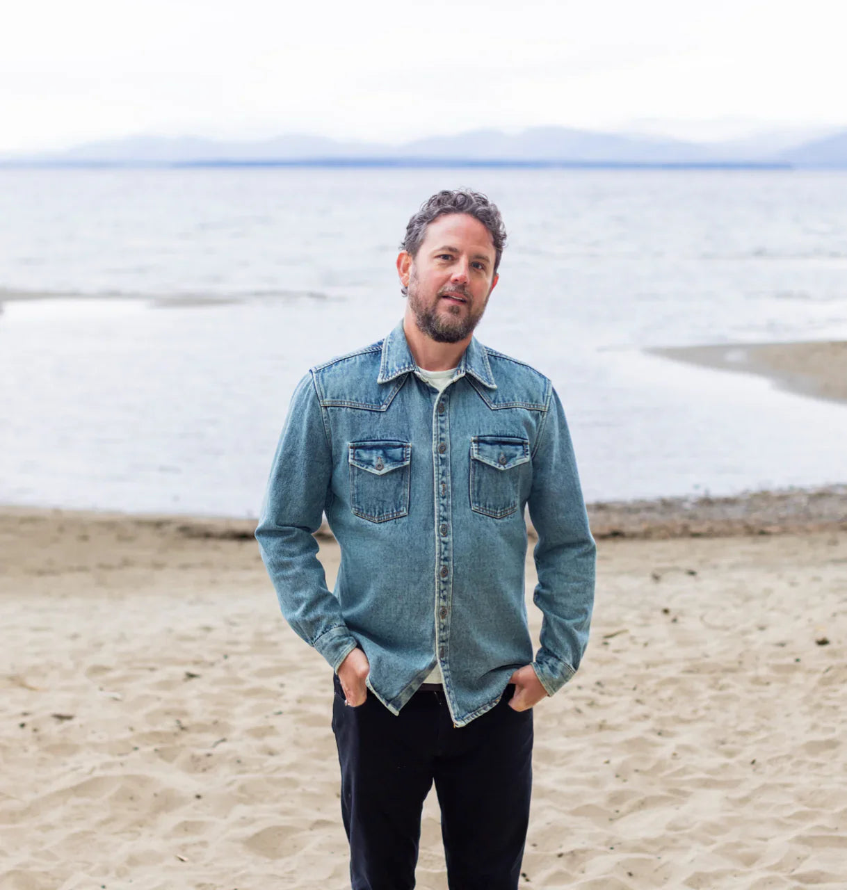 One World Brother The World Traveler Denim Shirt Jacket