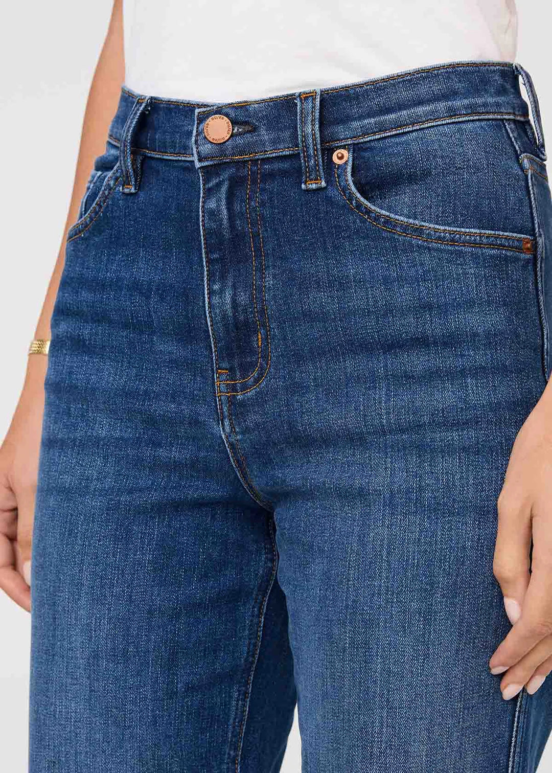 DUER Women's Performance Denim+ High Rise Straight