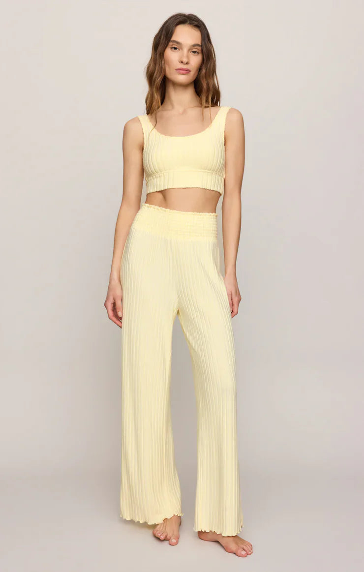 Dawn Smocked Rib Pant