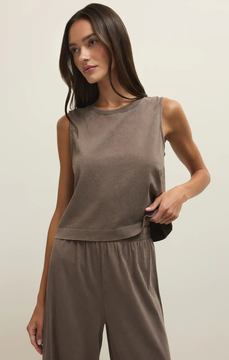 Sloane Jersey Muscle Tank