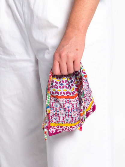Chilli Top in Multi Pink Geo