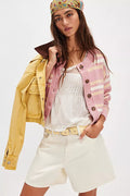Lila Stripe Cardi