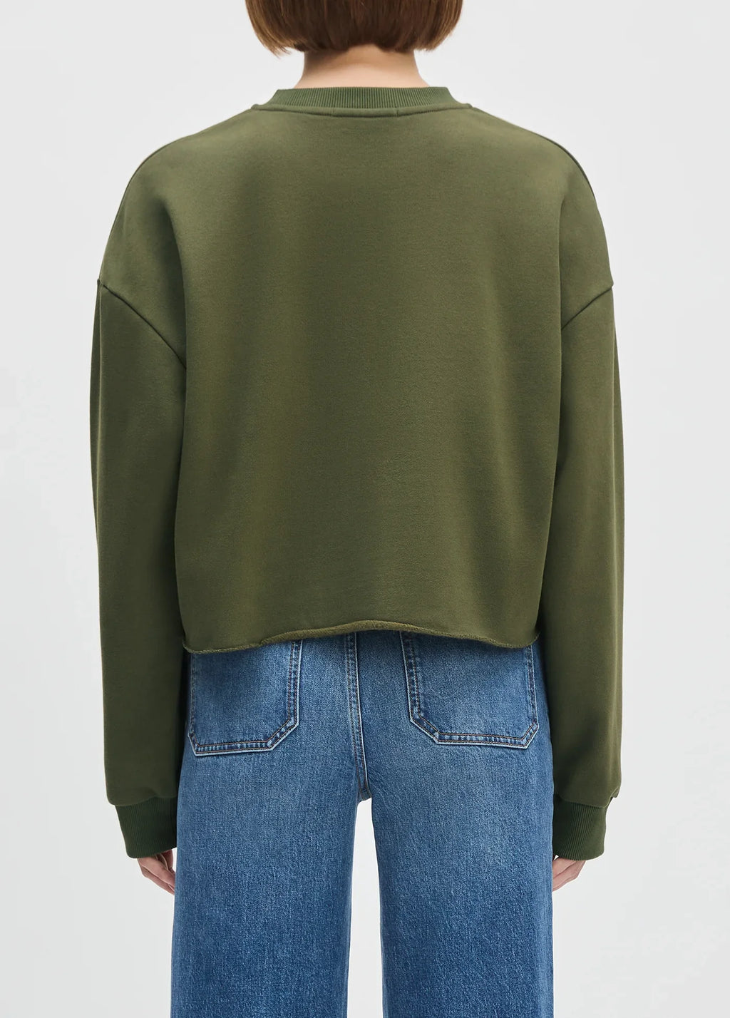 Favorite Daughter Cropped Collegiate Sweatshirt