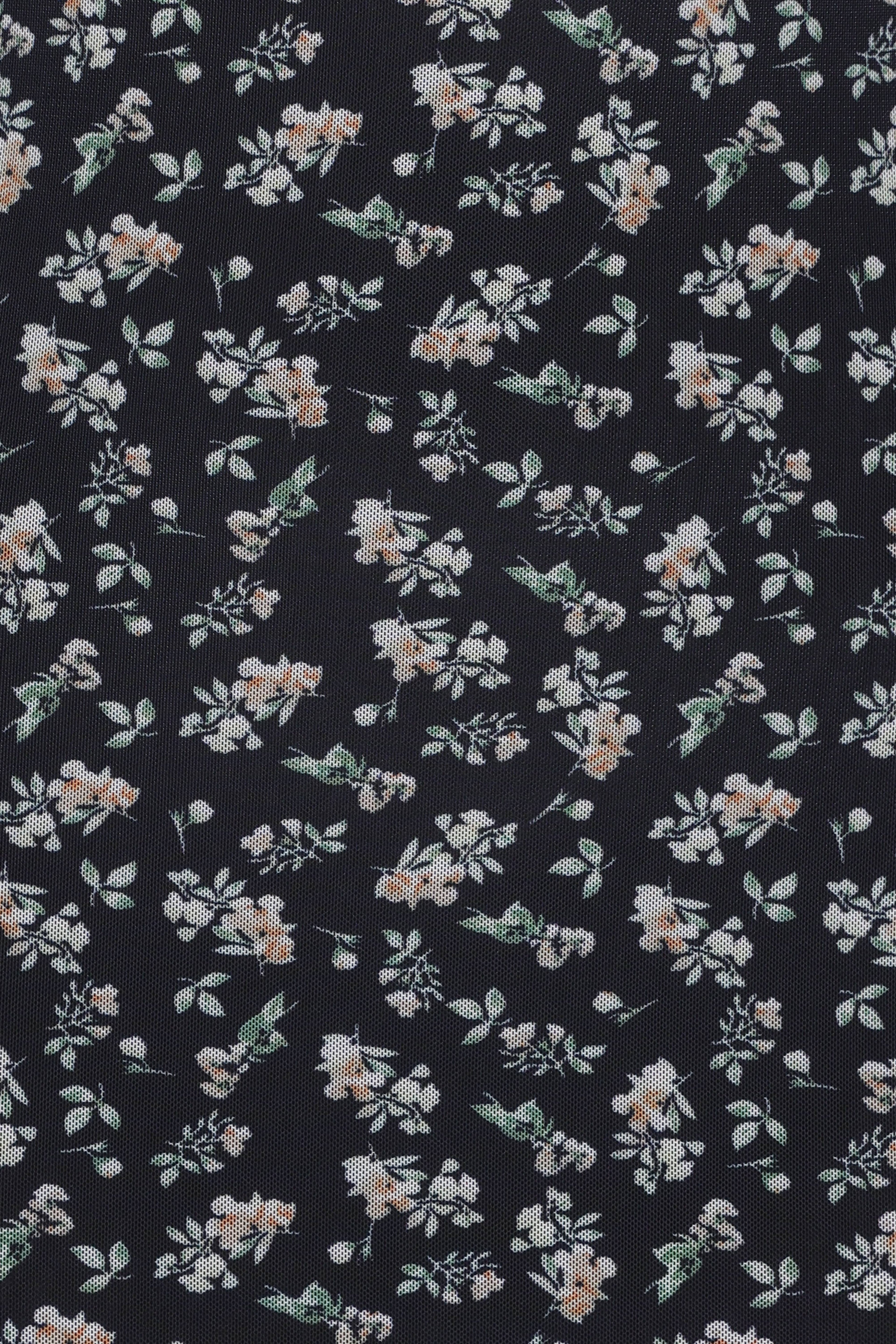 Brissa Maxi Dress - Black Floral