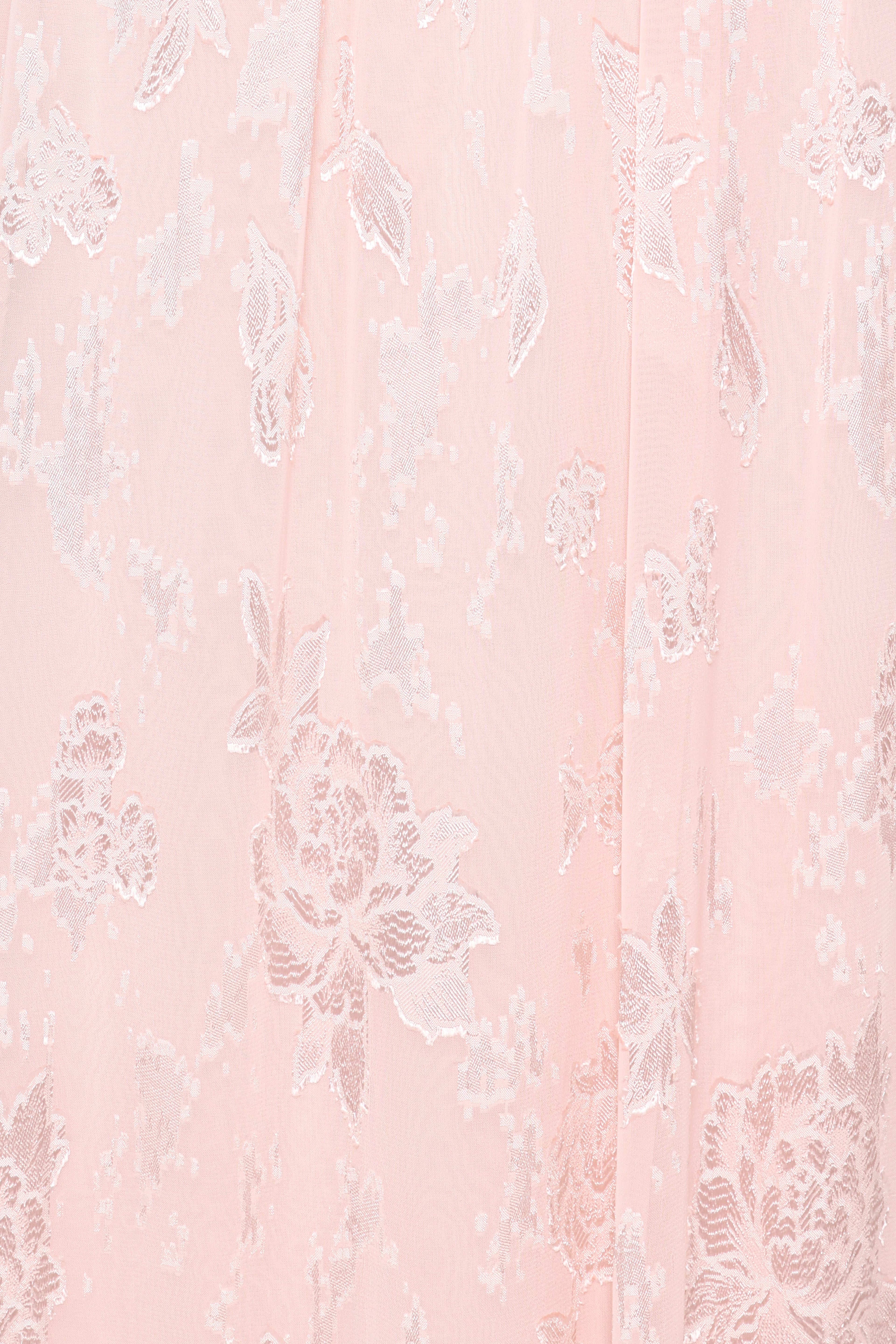 Lumina Jacquard Maxi Dress - Pink