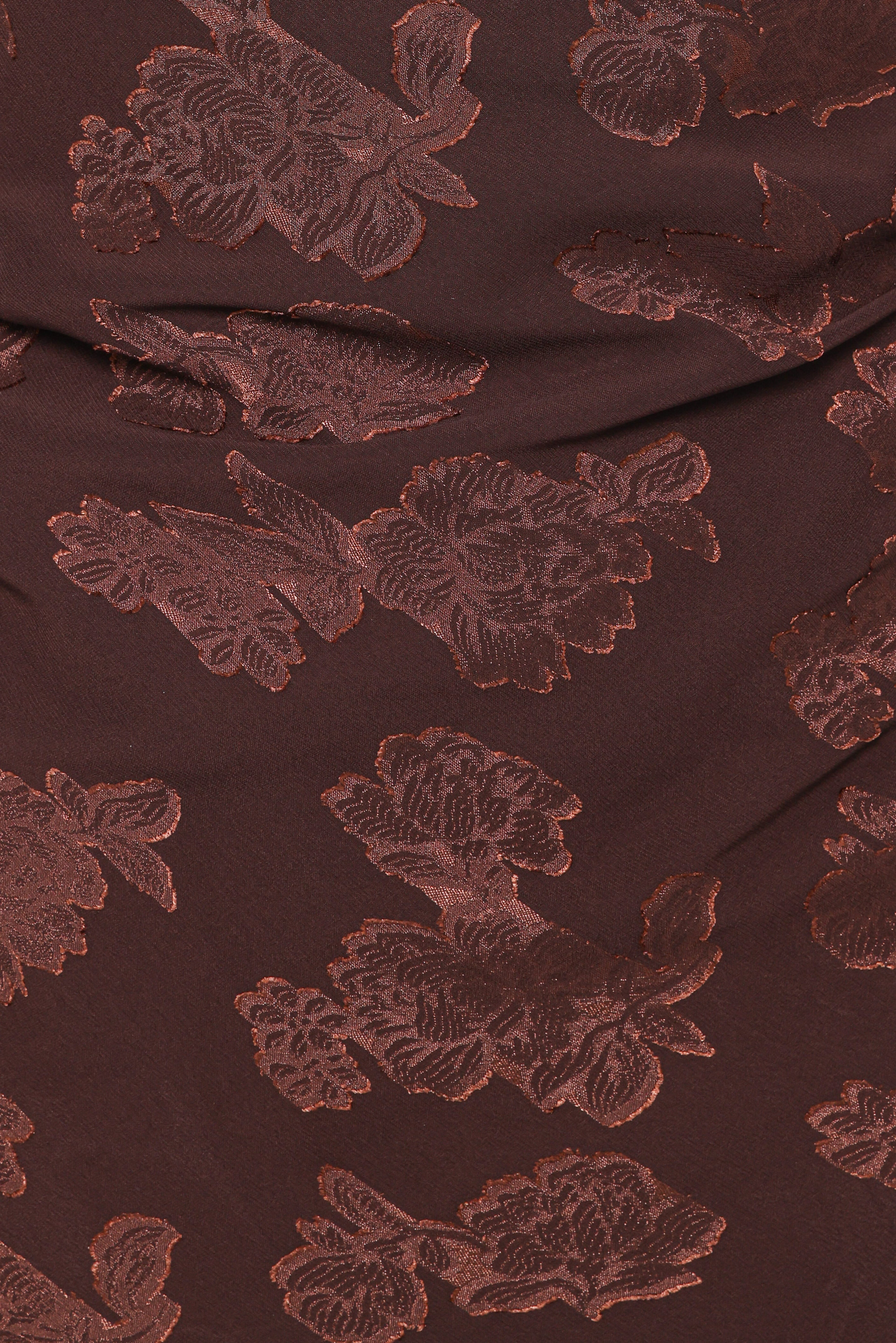 Remy Halterneck Maxi Dress - Brown