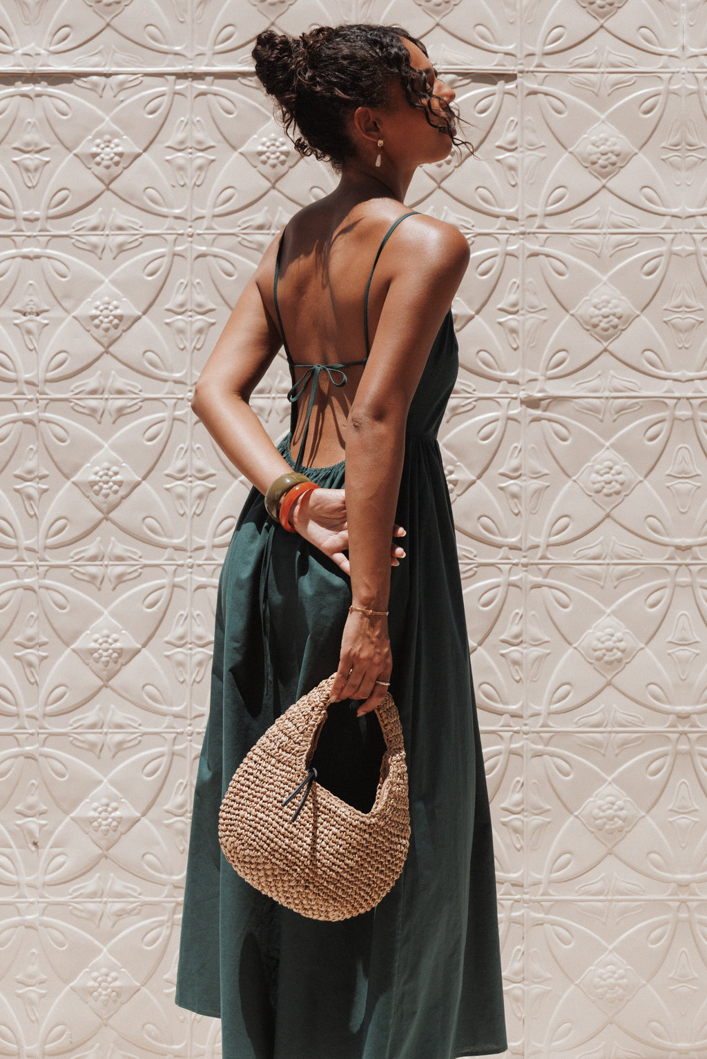 Savannah Maxi Dress - Forest Green