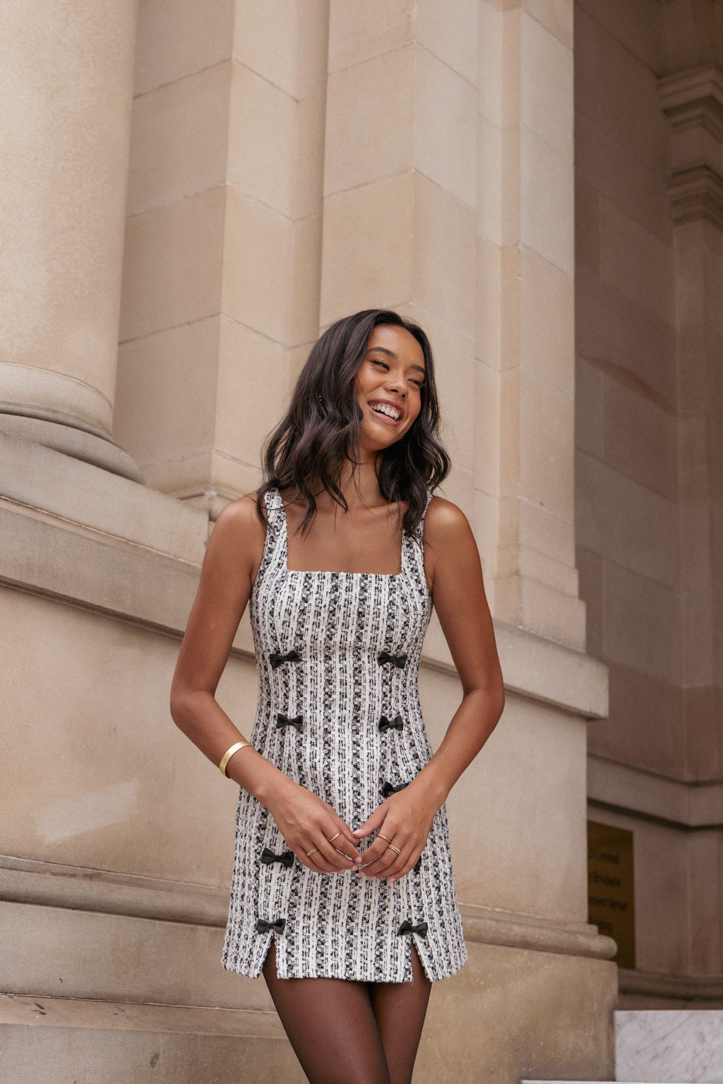 Walsh Mini Dress - Black